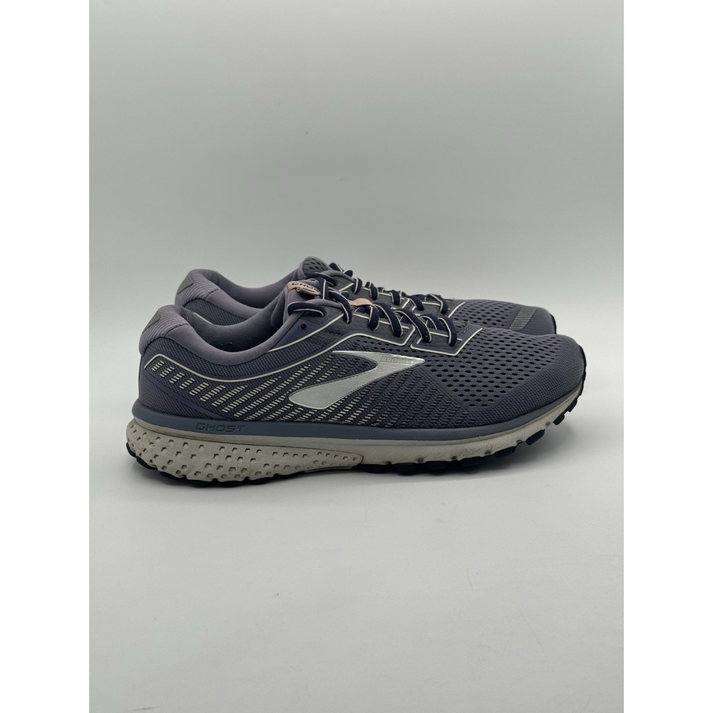 Brooks Ghost 12 Black Pearl Oyster Running Shoes 1203051B086, Women's Size 10.5